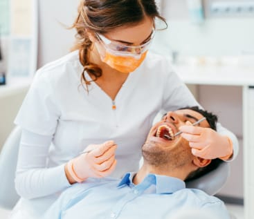 preventative care photo at dentist office